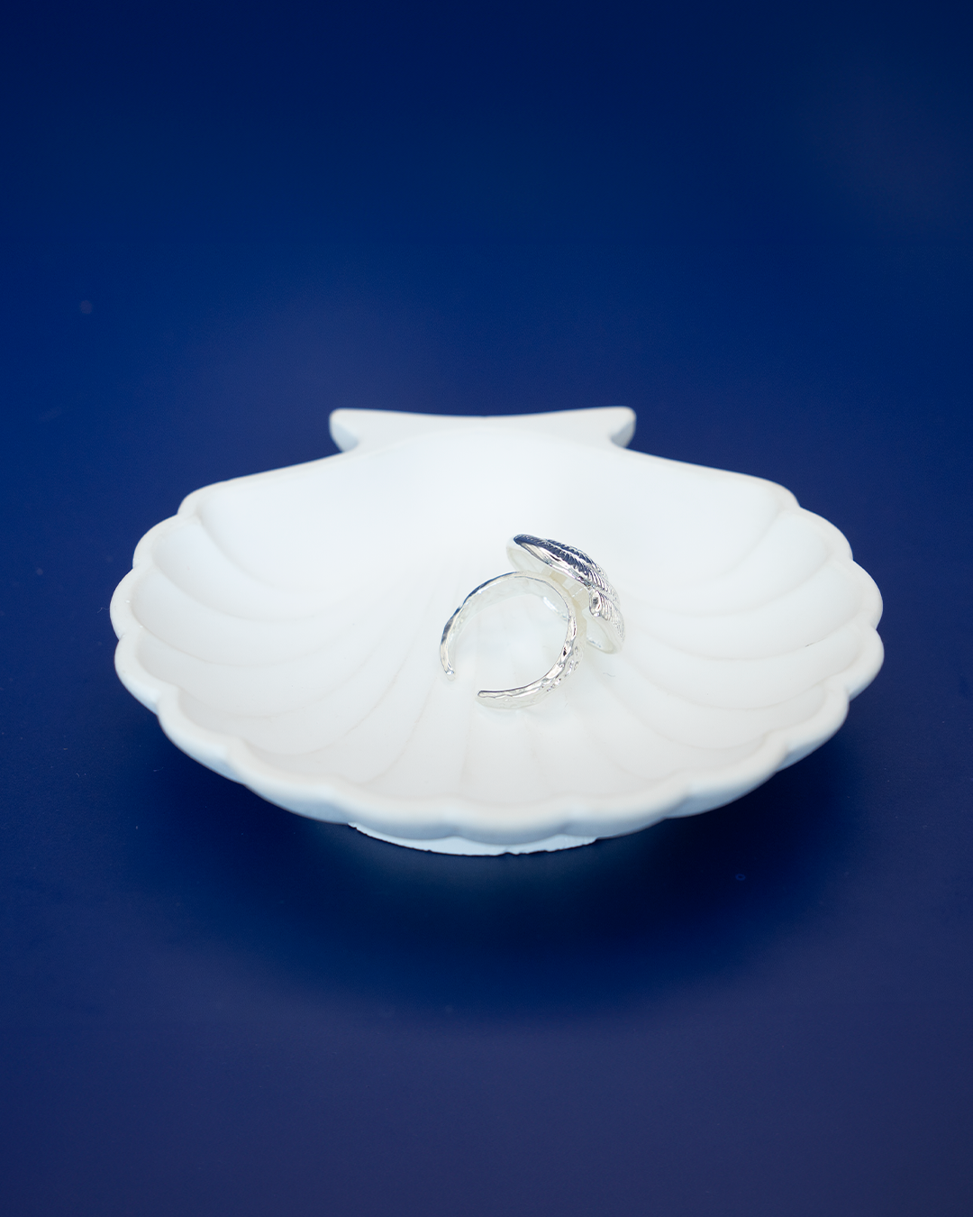 Anillo Conchita plateada