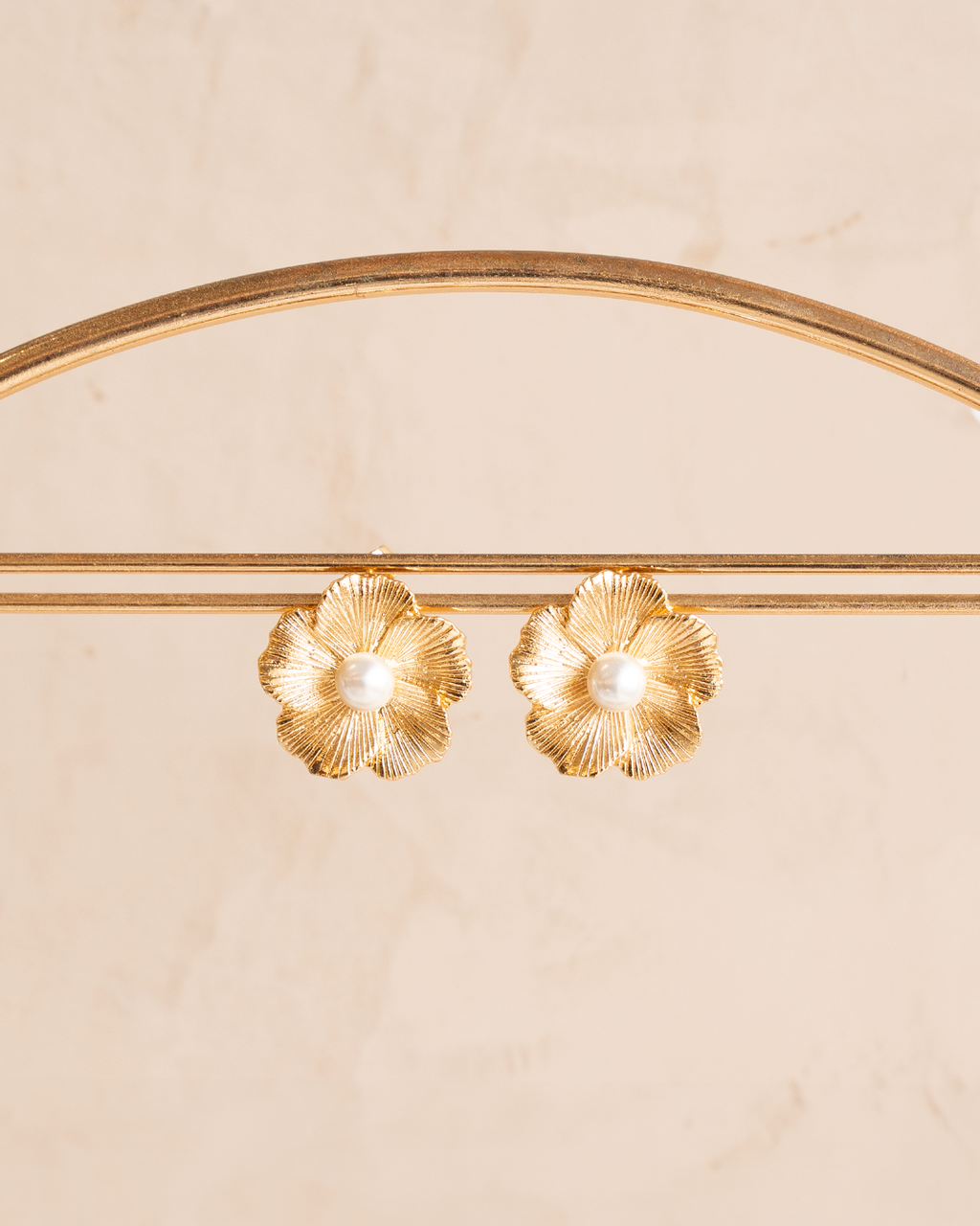 Arete Flor Perla