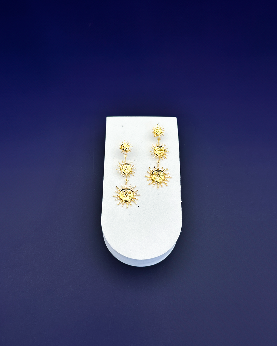 Aretes Sol Colgante Waterproof