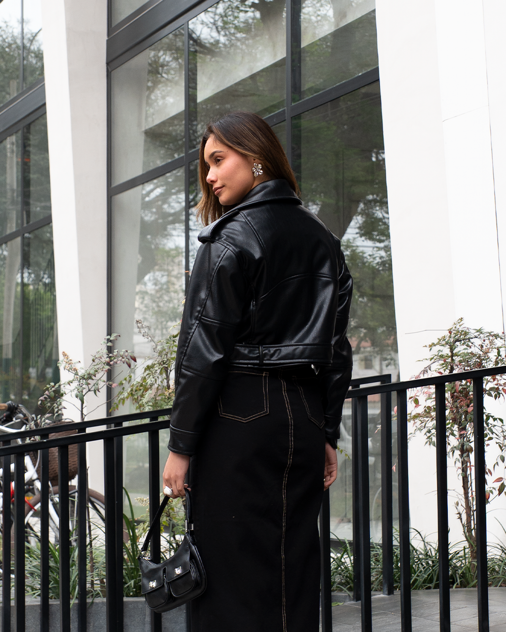 Biker Crop Oversize