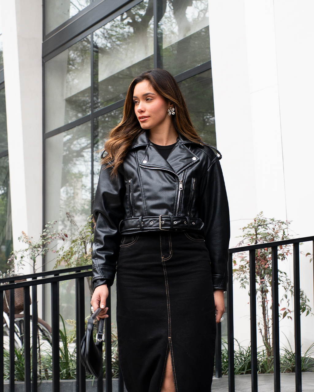 Biker Crop Oversize