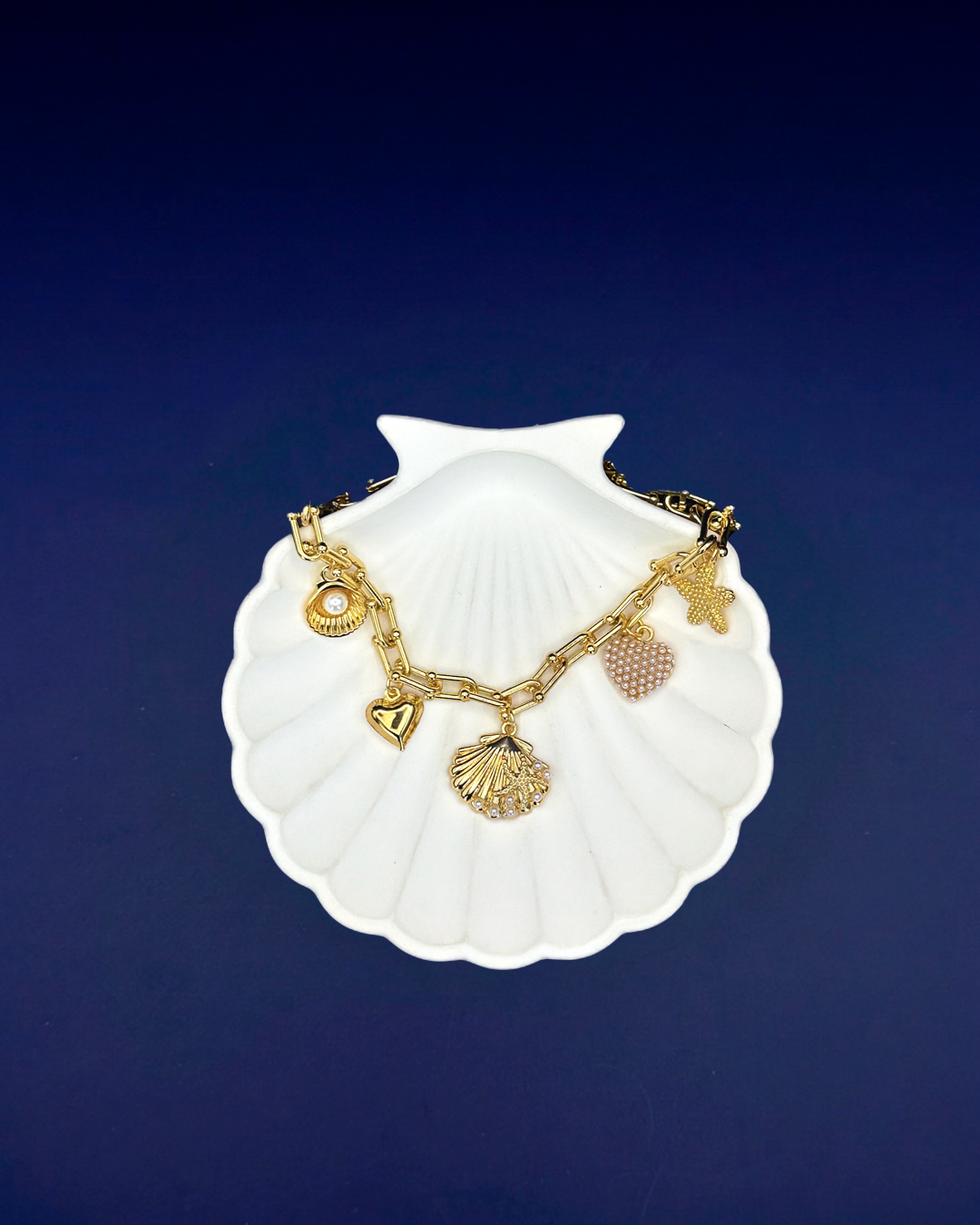 Collar Eslabon Marino