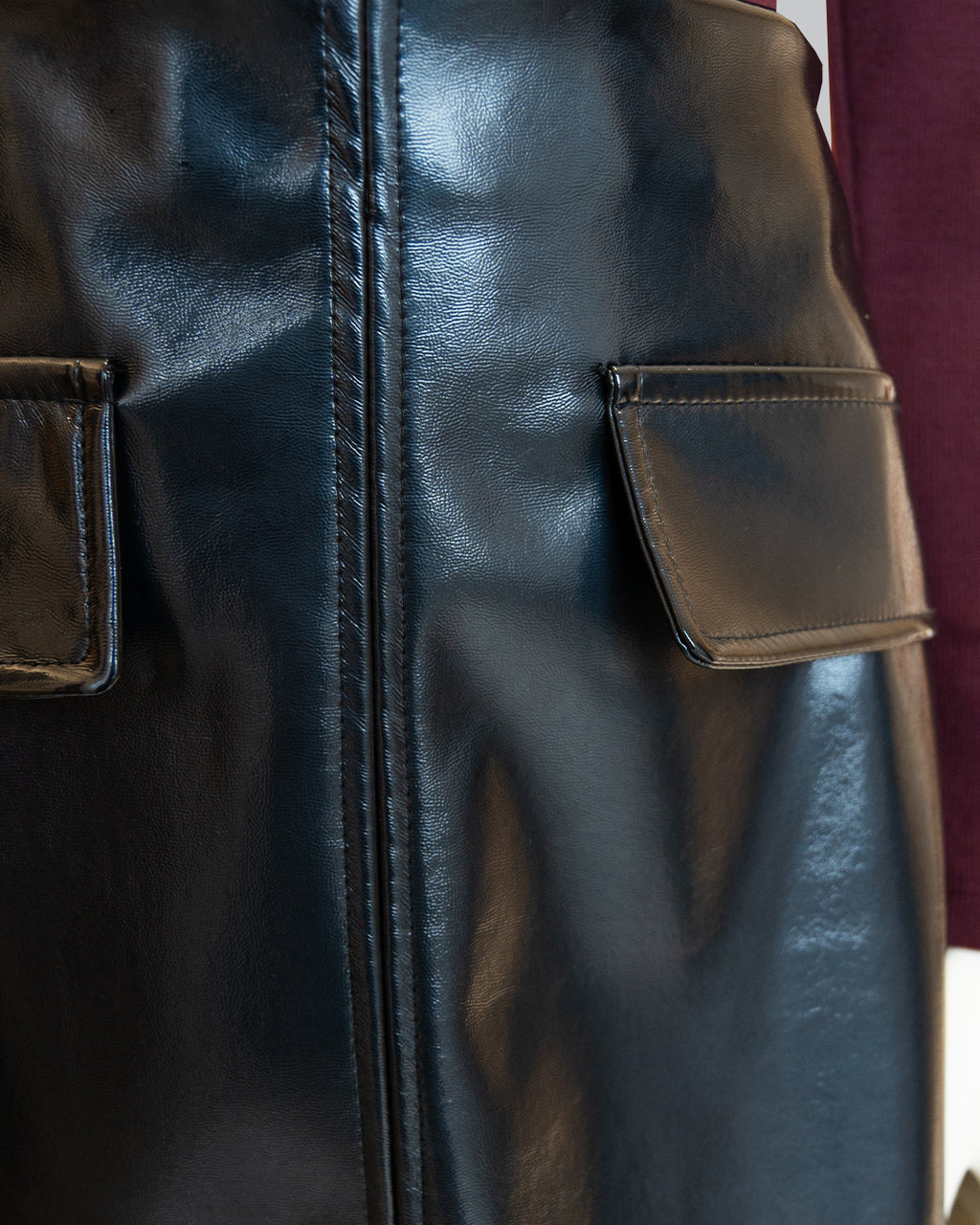 Falda cuerina Scarlett