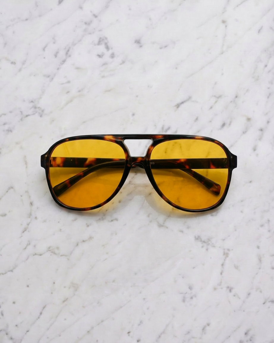 Lentes Aviador Carey Yellow