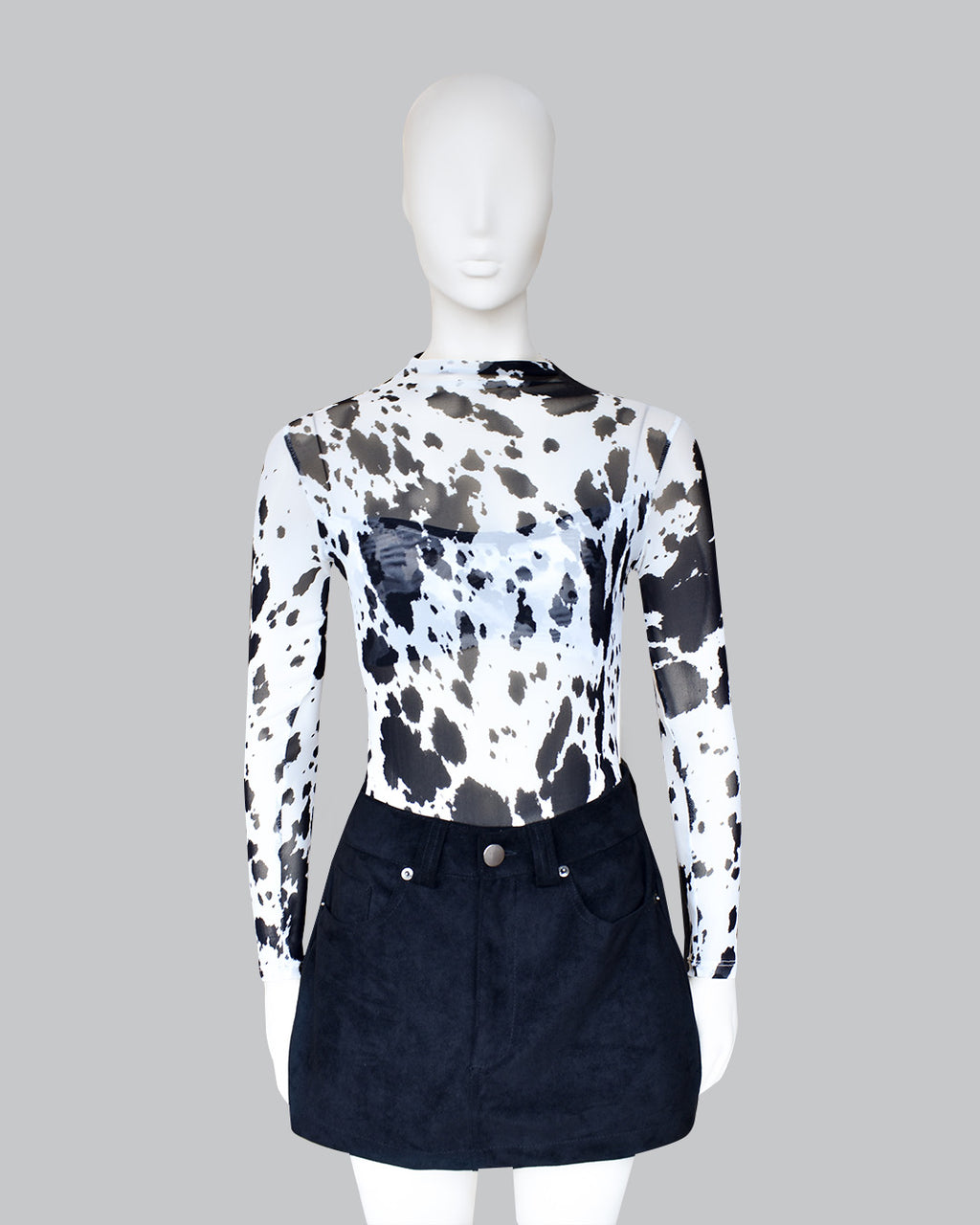 Mini Falda Suede Patty