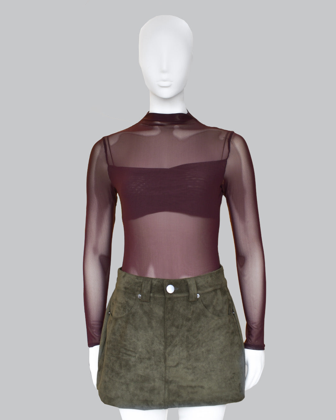 Mini Falda Suede Patty