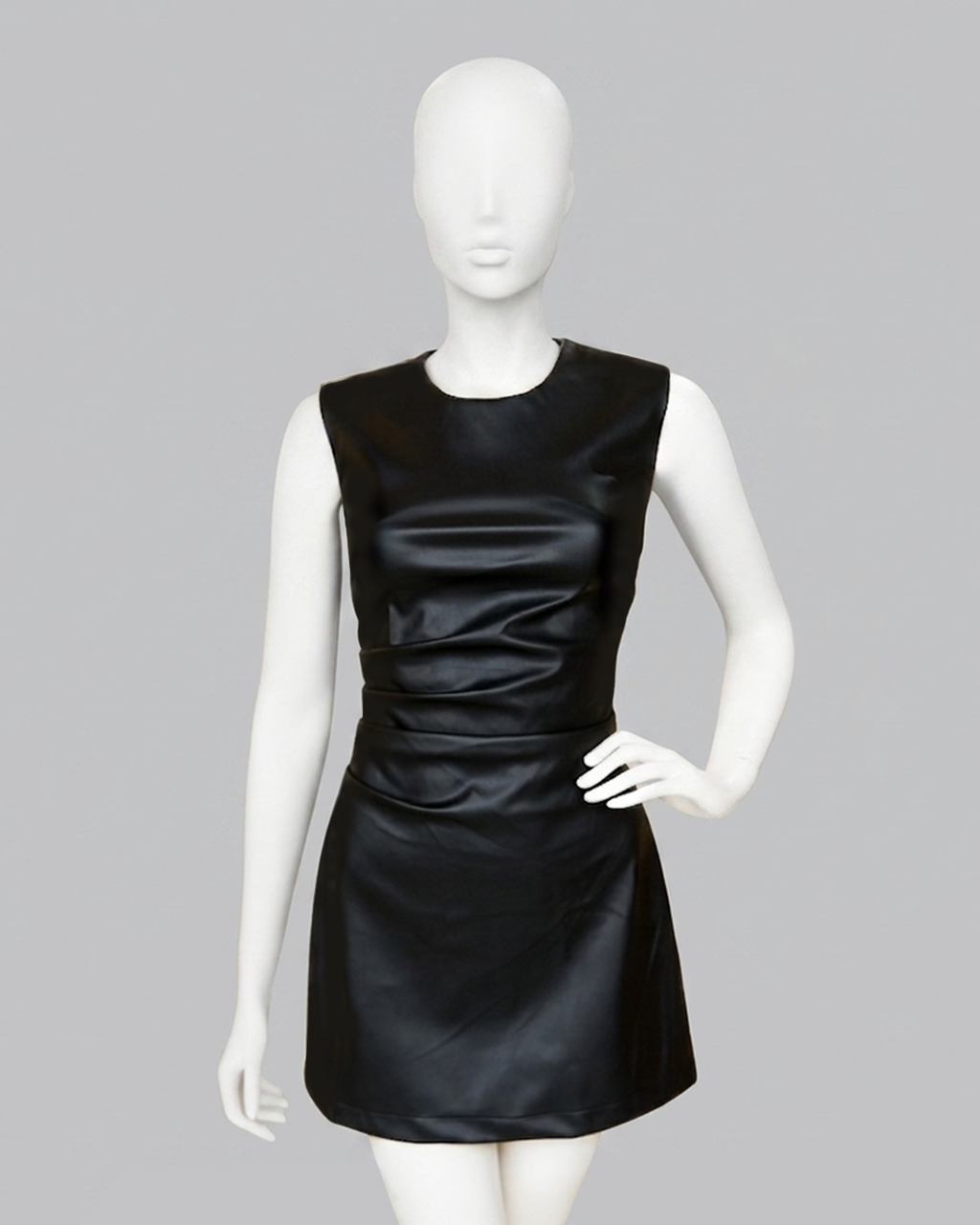 Vestido Cuerina Mirella