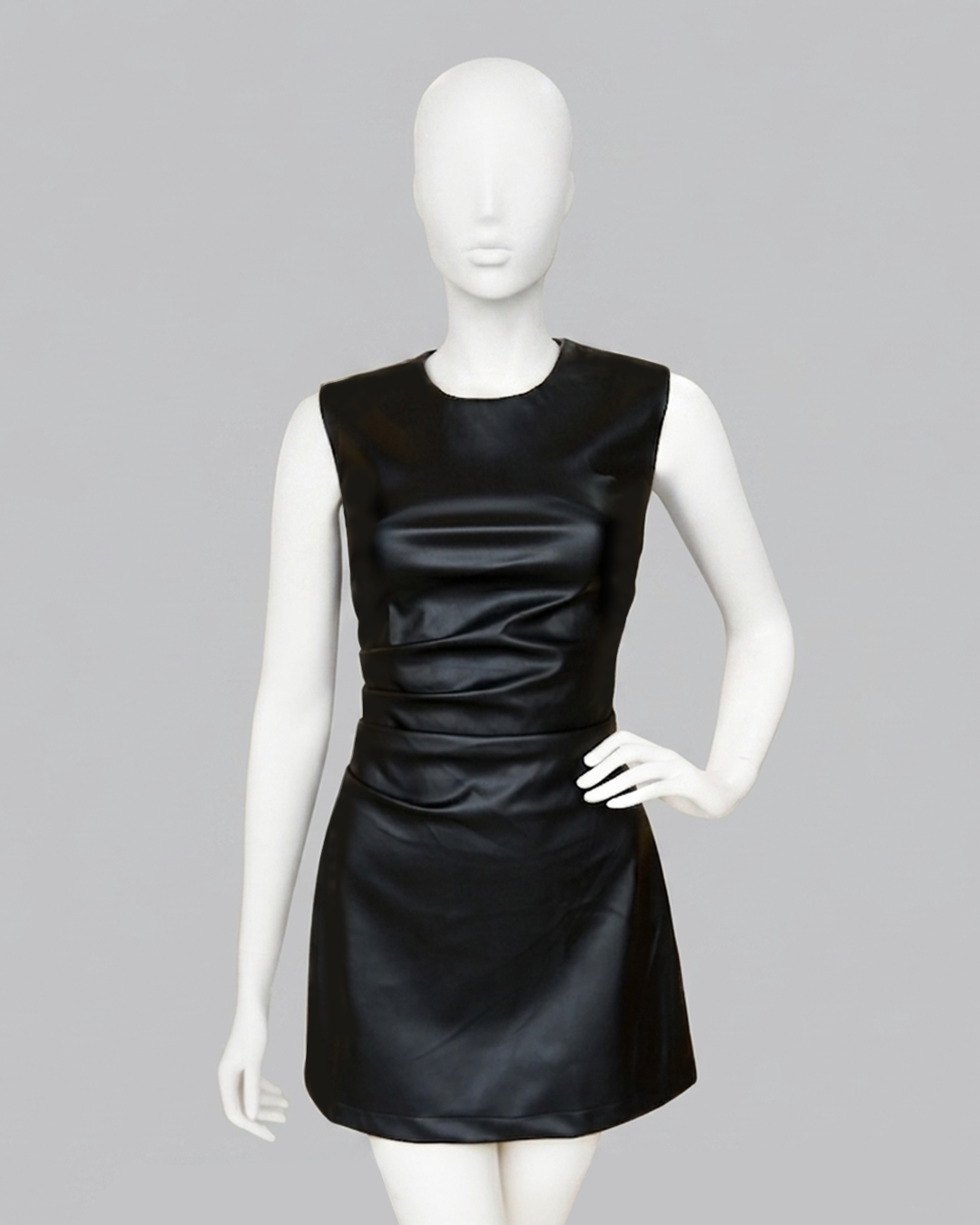 Vestido Cuerina Mirella