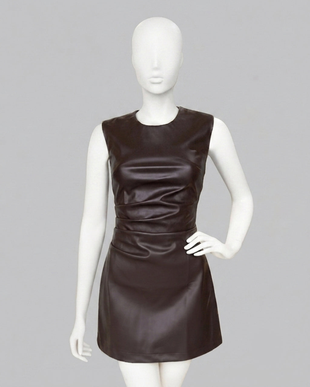 Vestido Cuerina Mirella