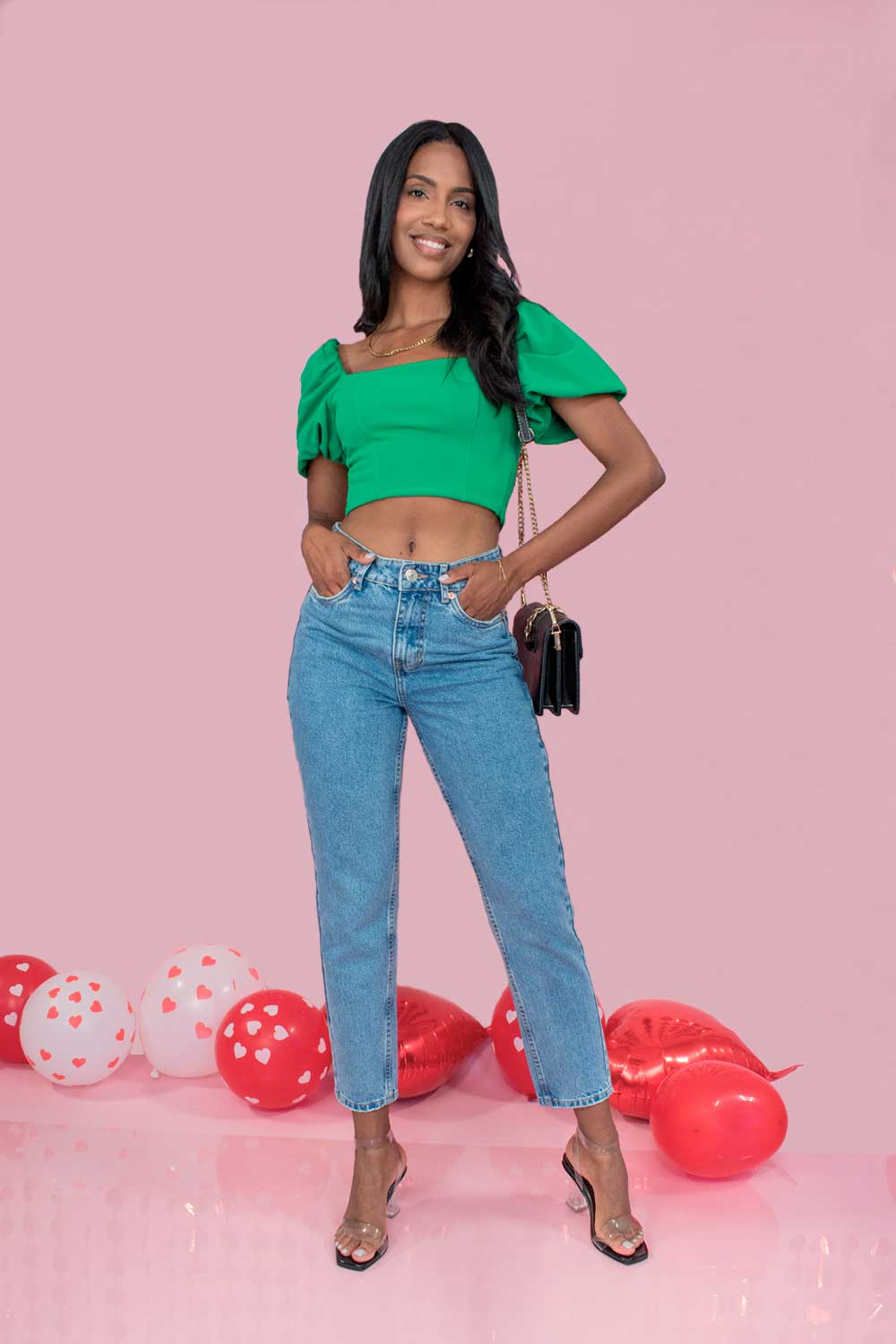 Pantalón jean Backmom